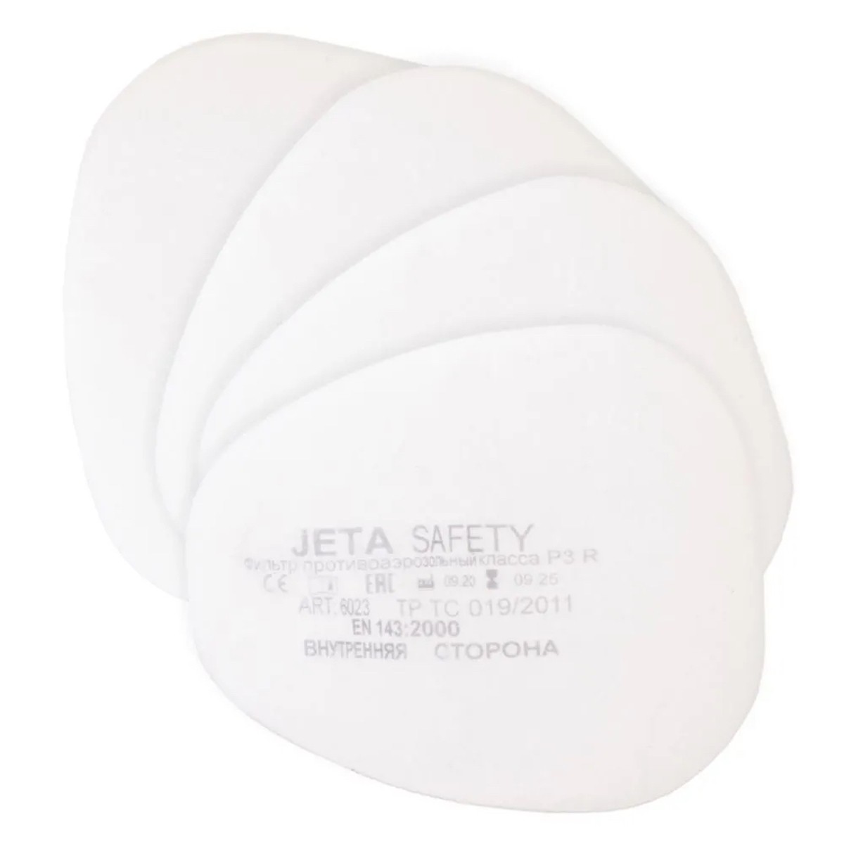 6023-P3RD Противоаэрозольный фильтр Jeta Safety класса P3R D (упак. 4шт)